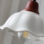 Walnut Wood LED Pendant Lights Nordic Adjustable Kitchen Fixture