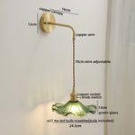 Gray Glass LED Wall Sconce Lamp for Home Decor, Bedroom, Living Room - Nordic Design