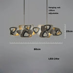 LED Crystal Chandelier - Modern Designer Indoor Lighting for Living and Dining Room