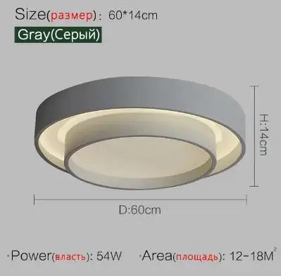 Nordic Round Ceiling Lamp for Living Room, Bedroom, Dining Room Decor