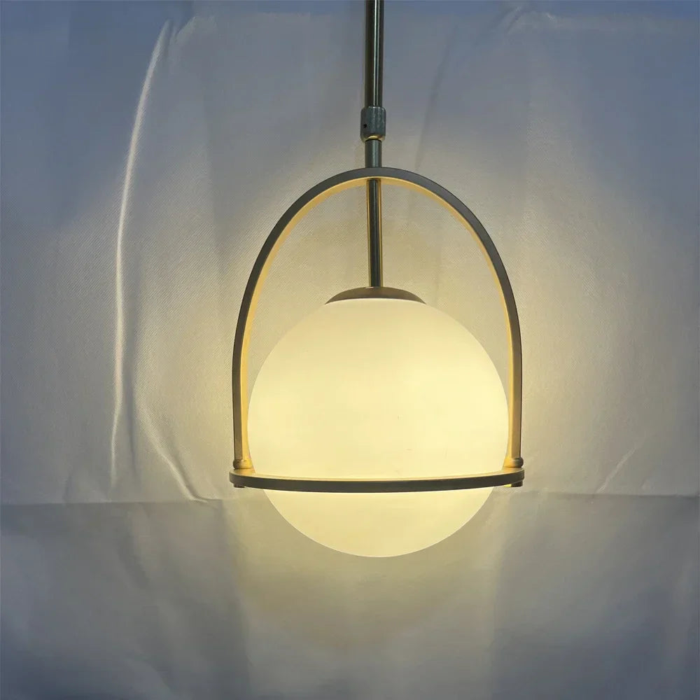 Glass Globe Pendant Light for Kitchen Dining Room - Nordic Design
