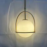 Glass Globe Pendant Light for Kitchen Dining Room - Nordic Design