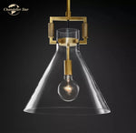 Glass Pendant Chandeliers Modern LED Hanging Lights for Living Room & Dining Room