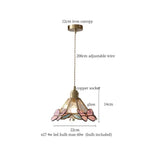 Butterfly Glass LED Pendant Light for Bedroom and Living Room