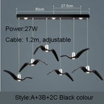 Seagull Resin LED Chandelier for Living Dining Room - Suspension Ceiling Light