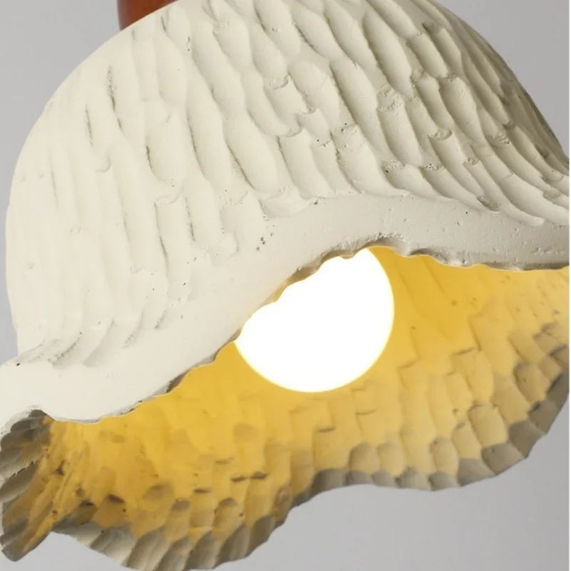 Afralia™ Bud Micro Cement LED Pendant Lamps: Modern Nordic Hanging Light for Home Decor