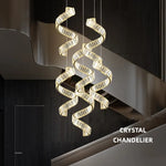 Luxury LED Chandelier with K9 Crystals for Home Suspension