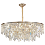 Crystal LED Chandelier for Living Room, Dining & Bedroom - High-end Luxury Lighting