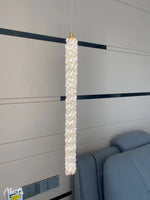 Luxury Crystal Pendant Chandelier LED Light Fixture for Modern Home Decor