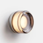 Glass Round Wall Sconce Light for Indoor Outdoor Living Bathroom Porch Decoration