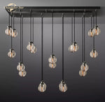 Pearl Crystal Chandeliers LED Pendant Lights for Living Room Kitchen Island