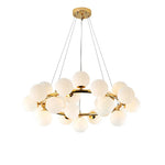 Glass Ball LED Chandelier Pendant for Living Dining Room