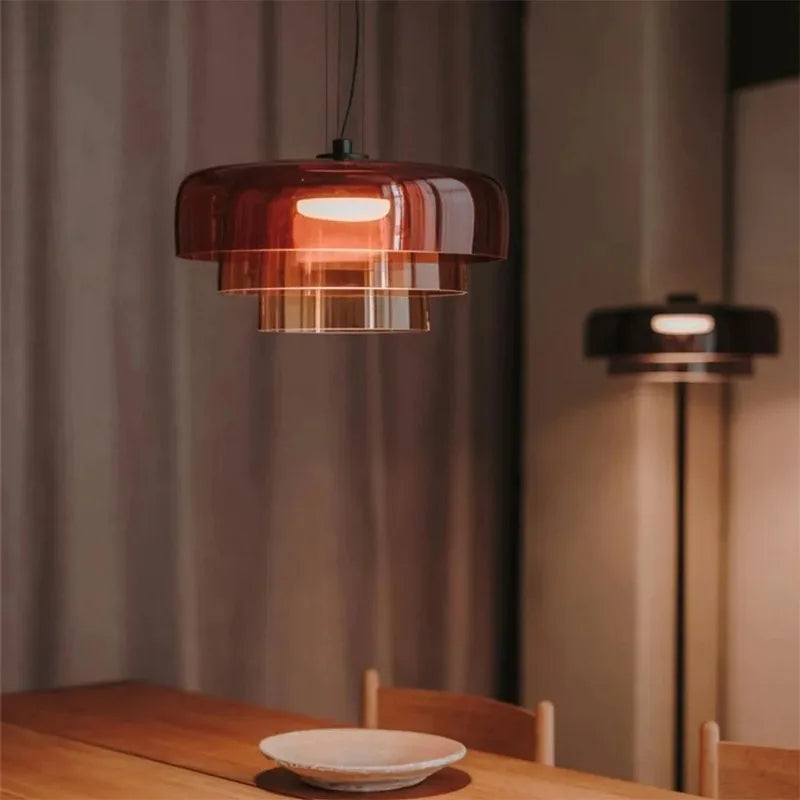 Nordic Glass LED Pendant Lights for Home Decor and Lighting