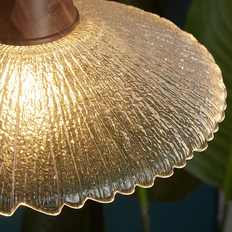 Vintage Glass LED Pendant Lights: Bedroom Living Room Hanging Lamp Lighting