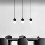 Afralia™ Black Travertine LED Hanging Pendant Light - Nordic Modern Home Decor