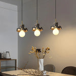 Afralia™ Terrazzo LED Pendant Light: Modern Nordic Hanging Lamp for Bedroom, Living, Dining Room