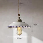 Blue Glass Pendant Lights for Bedroom Dinning Living Room