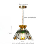Tiffany Style Glass LED Pendant Light for Home Decor & Cafe Bar