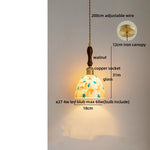 Colorful Glass Shell LED Pendant Lamp for Living & Dining Room