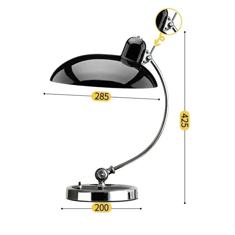 Bauhaus Vintage Desk Lamp - Adjustable & High Quality Craftsmanship