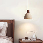 Afralia™ Yellow Travertine LED Pendant Lights for Dining Table Bedside Living Room Cafe