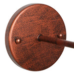 Afralia™ Glass Globe LED Wall Light Fixture Single Arm Bedside Lamp Vintage Industrial Style