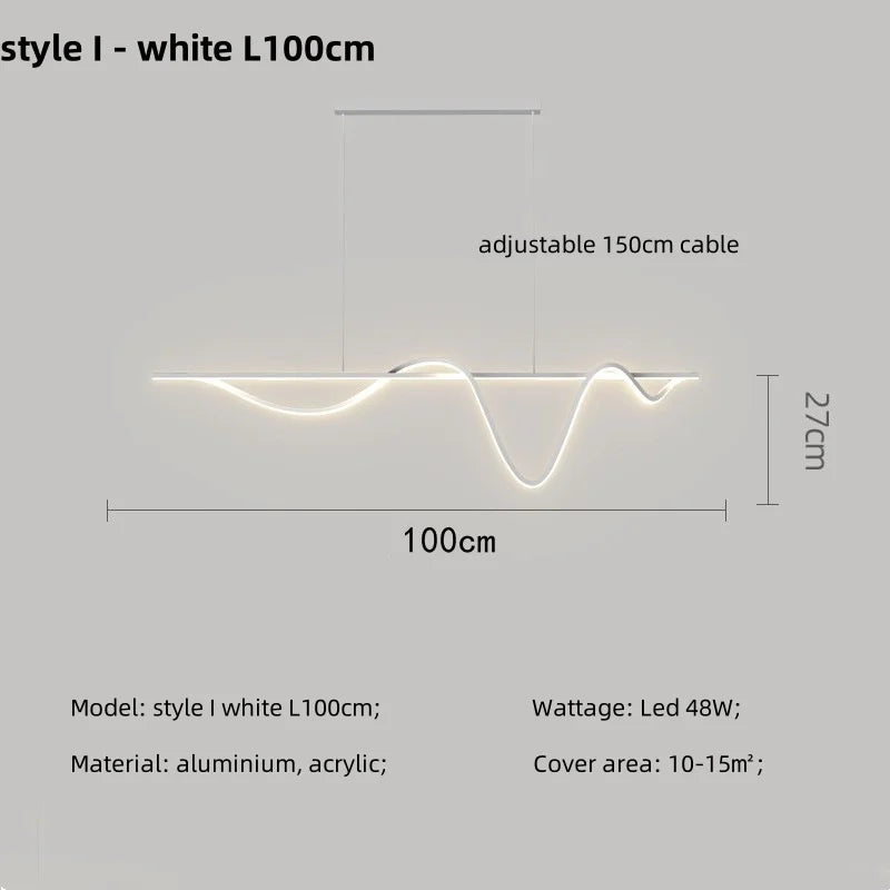 Afralia™ Minimalistic LED Pendant Light for Modern Dining Room Elegance