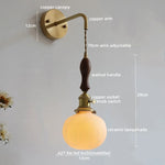 Copper Ceramic LED Wall Lamps - Nordic Modern Design