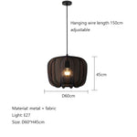 Nordic Minimalist Wabi Sabi Chandelier - LED Pendant Lamp for Home & Restaurant