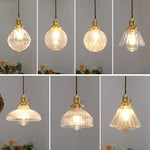 Modern LED Glass Copper Pendant Lamp | Nordic Style Hanging Light Fixtures