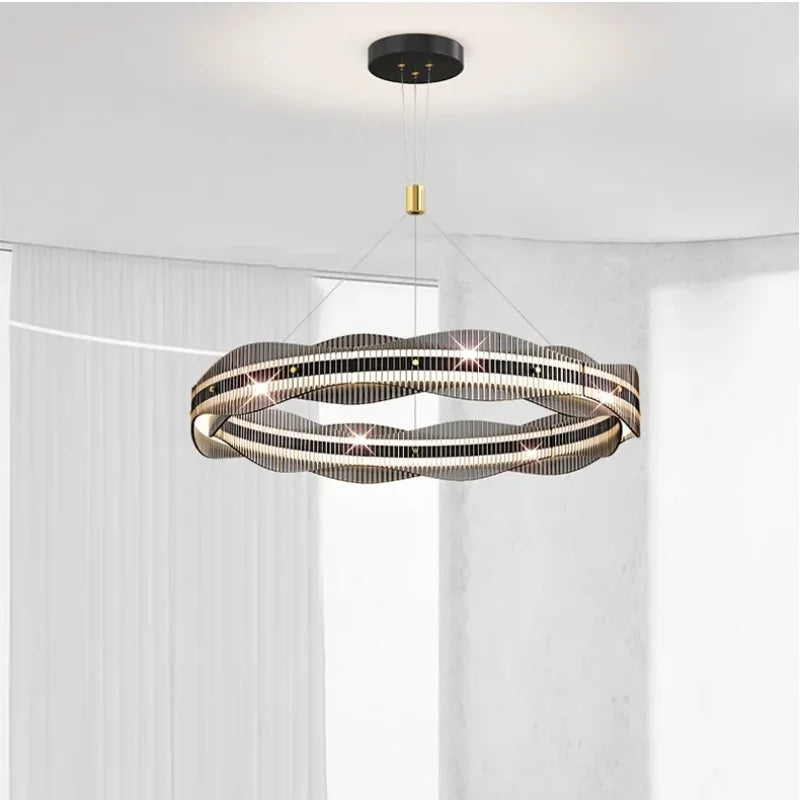 LED Pendant Light: Modern Minimalist Chandelier for Living, Dining, Kitchen, Bedroom, Office