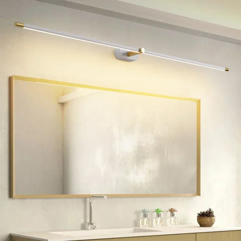 Slim Wall Sconce Lamps: Bathroom Bedroom Bedside Ceiling Light for Corridor
