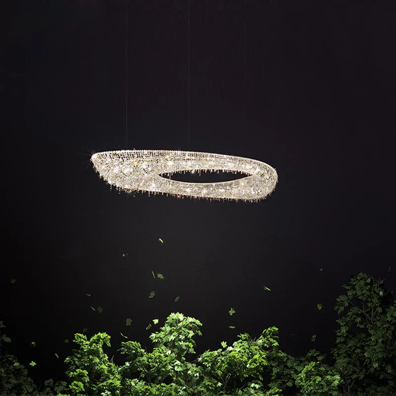 Crystal Chandelier Luminaire Indoor Lighting Fixture Luxury Design
