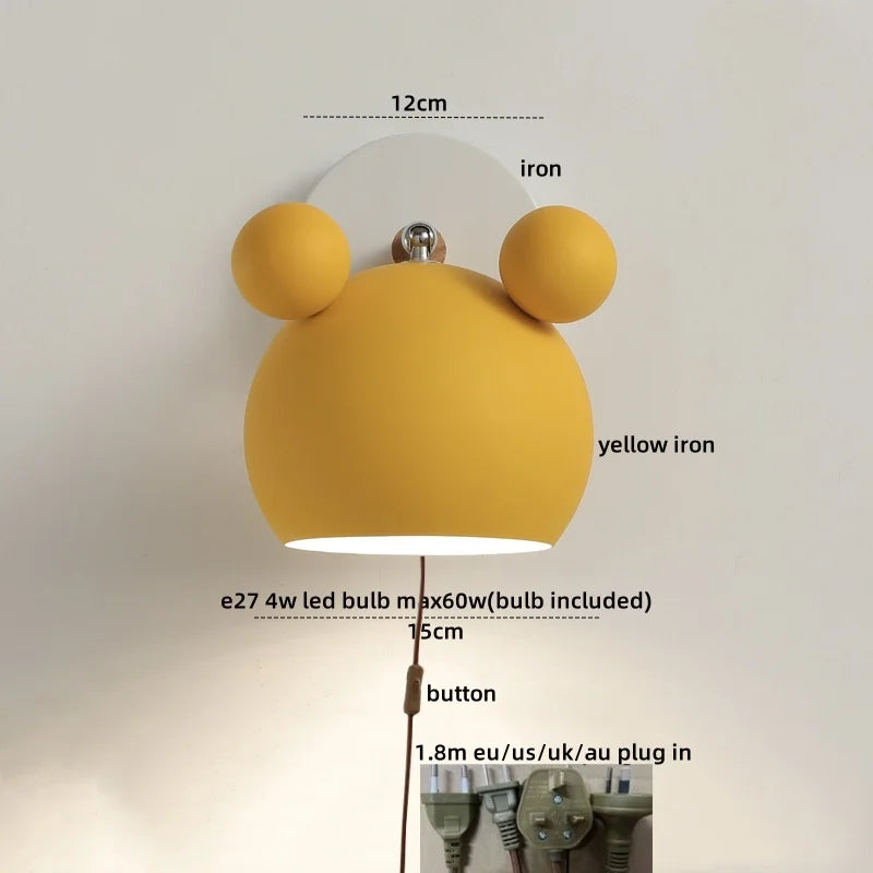 Macaron LED Wall Sconce Art Decoration Stair Light Fixtures