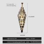 European Duplex Crystal Chandelier for Elegant Luxury Living