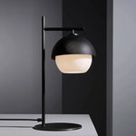 Black Glass Ball Floor Lamp: Minimalist Nordic Design for Living Room & Bedside Lighting