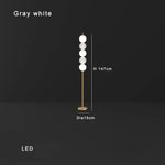 White Balls Floor Lamp: Modern Living Room Decoration & Mood Light