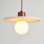 Yellow Cave Stone LED Pendant Lamp Modern Hanging Light Fixtures