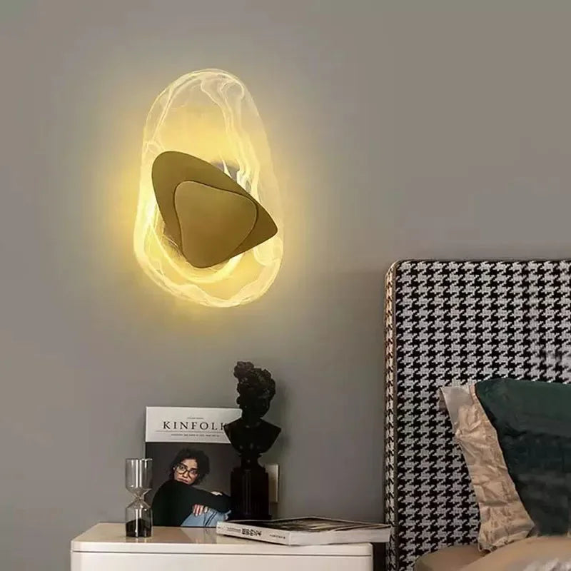 Luxury Irregular Graphic Wall Light by - Modern Bedroom Bedside Sconce
