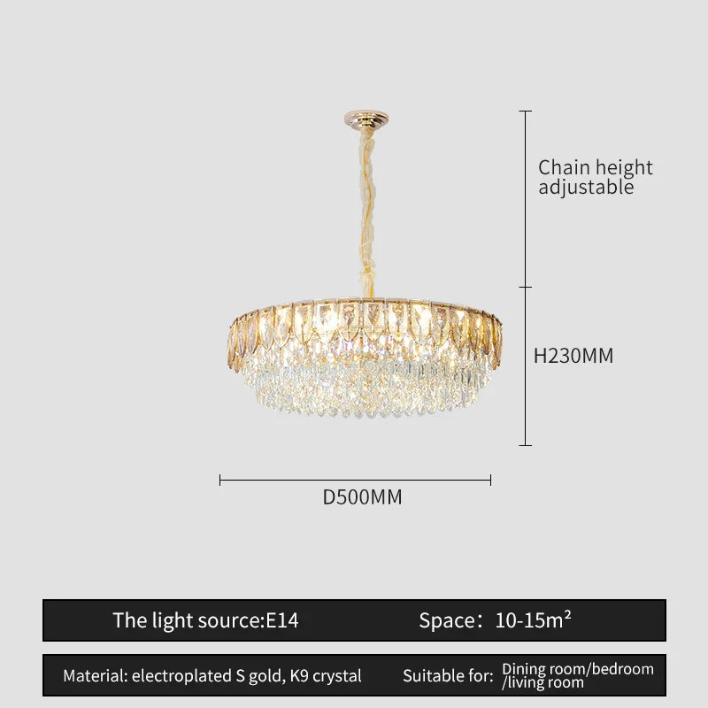 Crystal Chandelier: Modern Luxury Lighting for Home, Hotel, Restaurant