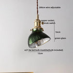 Ceramic Copper LED Pendant Lamps Modern Hanging Light Fixtures
