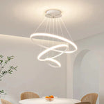 Circles Chandelier Pendant Lamp 3 Rings Ceiling Light