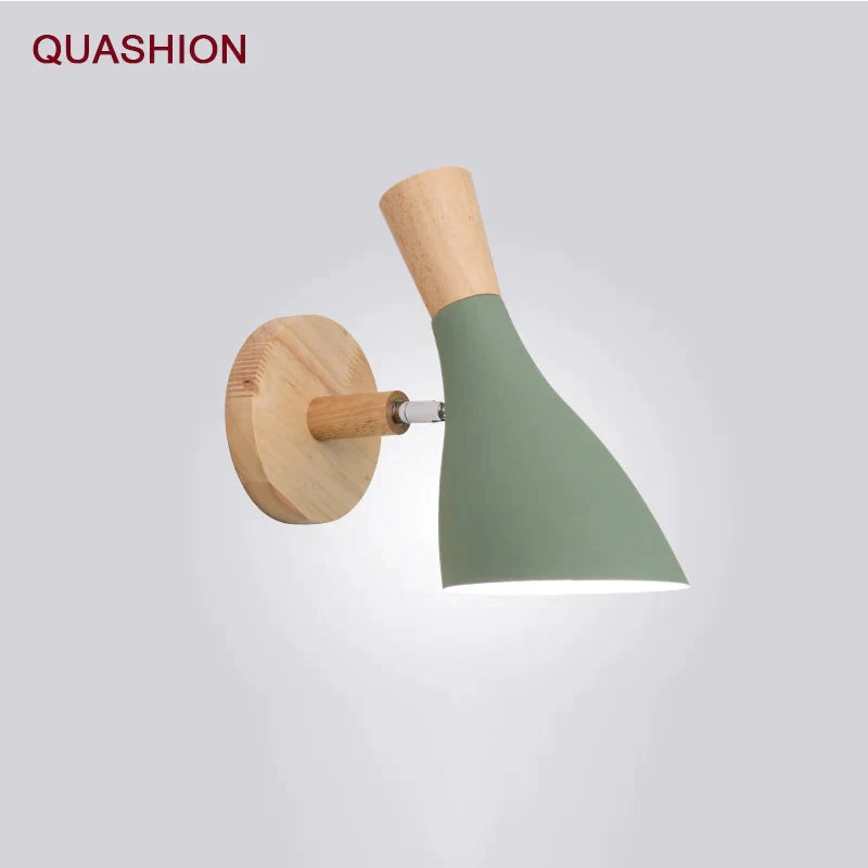 Scandinavian Macaron Horn Wall Lamp for Living Room, Bedroom, and Children's Room