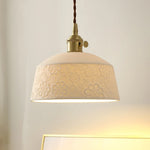 Ceramic Copper LED Pendant Lamps Modern Hanging Light Fixtures