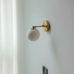 Moon Wall Sconce Up Down Rotate LED Light, Modern Nordic Bedside Lamp
