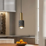 Afralia™ Terrazzo LED Pendant Lamps: Modern Nordic Home Decor Lighting for Living Room, Kitchen & Bar