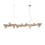 Silver Gold Molecule Stainless Steel LED Chandelier - 2022 Trend