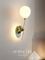 Bear Artistic Kids Room Wall Lamp