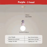 Macaroon LED Pendant Light for Bedroom Living Room Decor