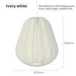 Scandinavian Silk Balloon Chandelier by - Home Decor Lighting Fixture